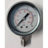 Stainless steel pressure gauge 10 Bar diameter dn 50mm bottom