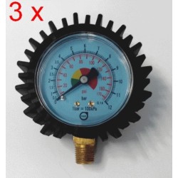 Offer 3 pcs Tyre pressure gauge with protection