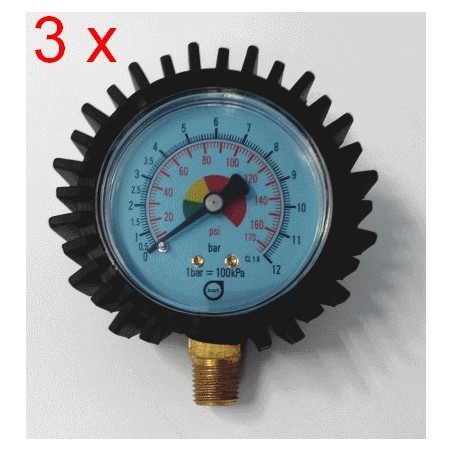 Offer 3 pcs Tyre pressure gauge with protection