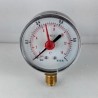 Dry pressure gauge 1 Bar diameter dn 63mm  bottom