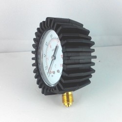 Dry pressure gauge 40 Bar diameter dn 63mm  bottom