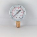 Dry pressure gauge 25 Bar diameter dn 50mm  connection