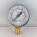 Dry pressure gauge 16 Bar diameter dn 40mm bottom