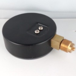 Dry pressure gauge 2,5 Bar diameter dn 80mm  bottom connection