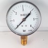 Dry pressure gauge 6 Bar diameter dn 80mm  bottom connection