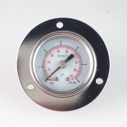 Dry pressure gauge 6 Bar diameter dn 40mm front flange