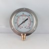 0,6 Bar glycerine filled pressure gauge 63 wall flange dn 63mm