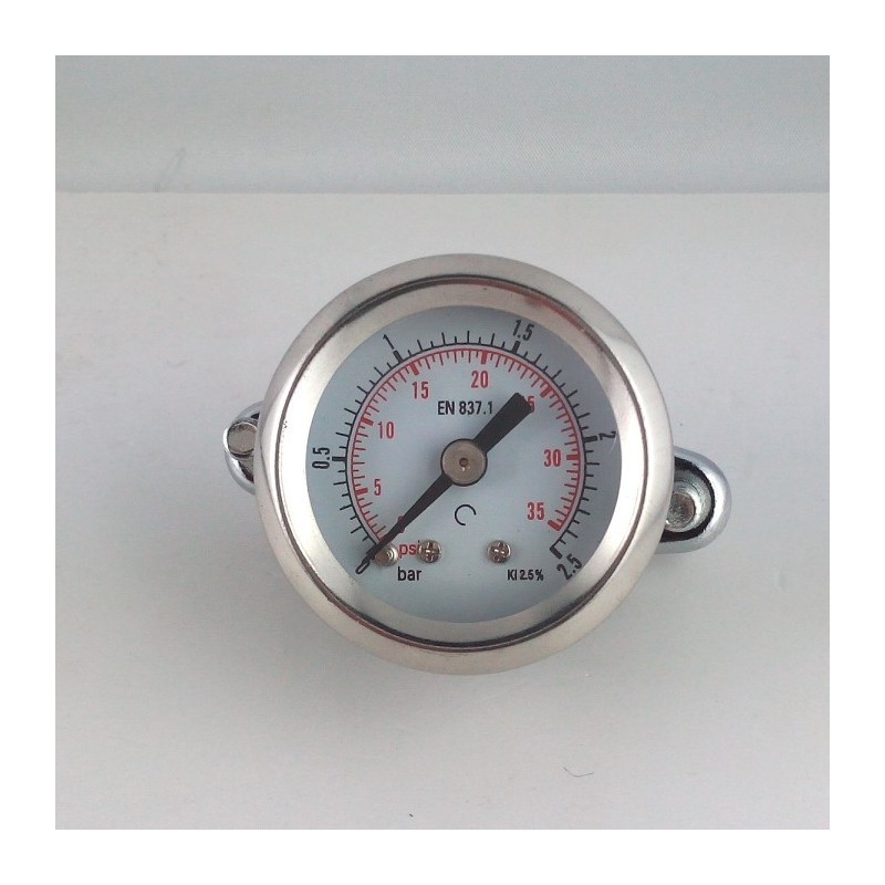 Dry pressure gauge 2,5 Bar diameter dn 40mm u-clamp