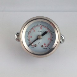 Dry pressure gauge 4 Bar diameter dn 40mm u-clamp