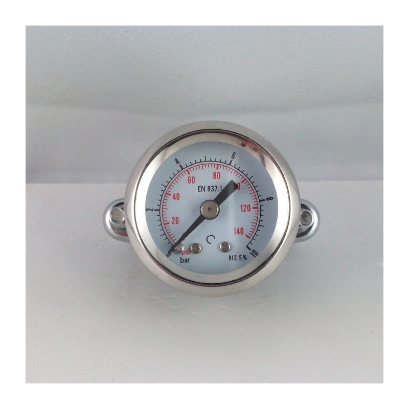 Dry pressure gauge 10 Bar diameter dn 40mm u-clamp