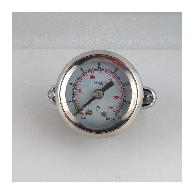Dry pressure gauge 16 Bar diameter dn 40mm u-clamp