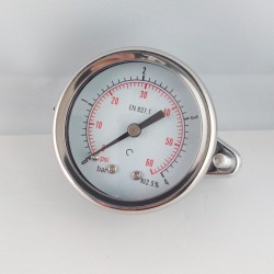 Dry pressure gauge 6 Bar diameter dn 50mm u-clamp