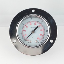 Dry pressure gauge 12 Bar diameter dn 50mm front flange