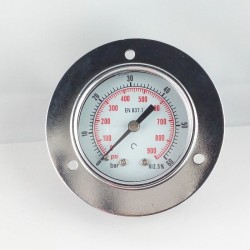 Dry pressure gauge 60 Bar diameter dn 50mm front flange