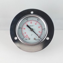 Dry vacuum gauge -1 Bar diameter dn 50mm front flange