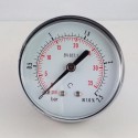 Dry pressure gauge 2,5 Bar diameter dn 63mm back