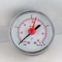 Dry pressure gauge 4 Bar diameter dn 63mm back
