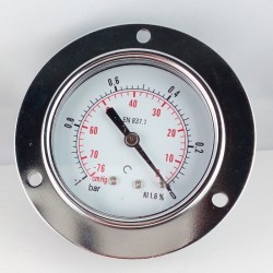 Vuotometro -1 Bar diametro dn 63mm con flangia