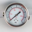 Dry pressure gauge 16 Bar diameter dn 63mm u-clamp