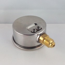 Glycerine filled pressure gauge 250 Bar diameter dn 50mm bottom
