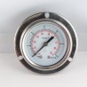 Glycerine filled pressure gauge 6 Bar flange dn 50mm back