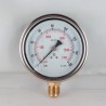 Glycerine filled pressure gauge 160 Bar diameter dn 100mm bottom