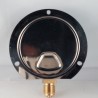 Glycerine filled compound gauge -1+5 Bar wall flange dn 100mm