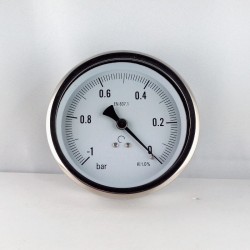 Glycerine filled vacuum -1 Bar gauge diameter dn 100mm back