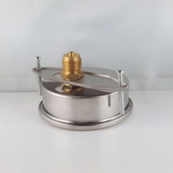 Glycerine filled pressure gauge 40 Bar  diameter dn 100mm u-clamp