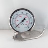 Glycerine filled pressure gauge 160 Bar  diameter dn 100mm u-clamp