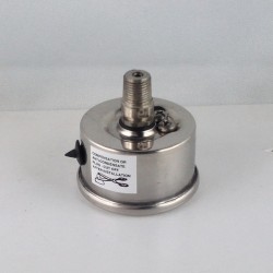 Stainless steel pressure gauge 10 Bar diameter dn 40mm back