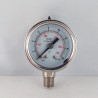 Stainless steel pressur e gauge 16 Bar diameter dn 40mm bottom