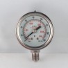 Stainless steel pressur e gauge 160 Bar diameter dn 40mm bottom