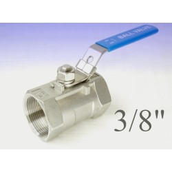 Reduce bore stainless steel ball valves 3/8"bsp
