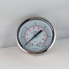 Stainless steel pressure gauge 6 Bar diameter dn 63mm back