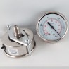Stainless steel vacuum gauge -1 Bar dn 63mm u-clamp
