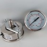 Stainless steel pressure gauge 1 Bar dn 63mm u-clamp