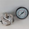 Stainless steel pressure gauge 16 Bar dn 63mm u-clamp