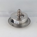 Stainless steel pressure gauge 1 Bar dn 63mm flange