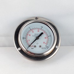 Stainless steel pressure gauge 2,5 Bar dn 63mm flange