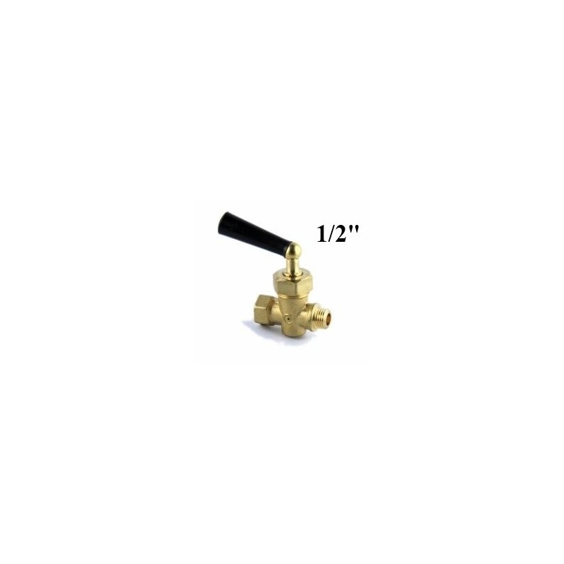 Brass needle valve for gauge 1/2"Gas