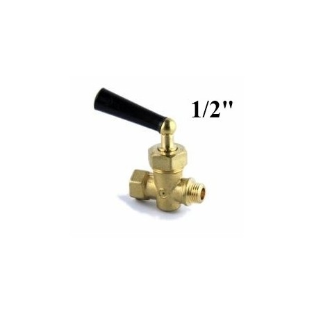 Brass needle valve for gauge 1/2"Gas