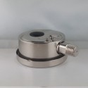Manometro Inox 25 Bar diametro dn 100mm rad. 1/2" NPT