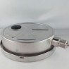 Stainless steel pressure gauge 25 Bar dn 150mm bottom or back flange