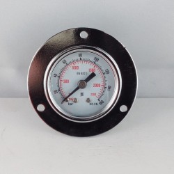Dry pressure gauge 160 Bar diameter dn 40mm front flange