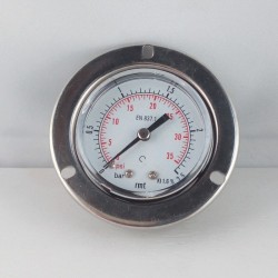 Dry pressure gauge 2,5 Bar diameter dn 50mm front flange