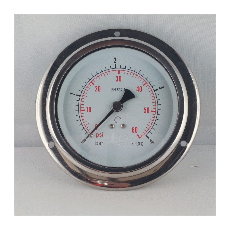 Glycerine filled pressure 4 Bar gauge diameter dn 100mm flange Glycerine filled pressure 4 Bar gauge diameter dn 100mm flange