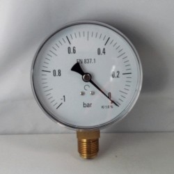 Vuotometro -1 Bar diametro dn 100mm radiale