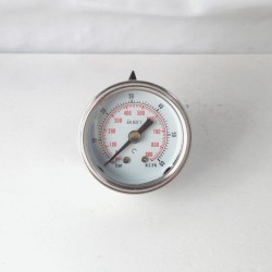 Glycerine filled pressure gauge 60 Bar diameter dn 40mm back
