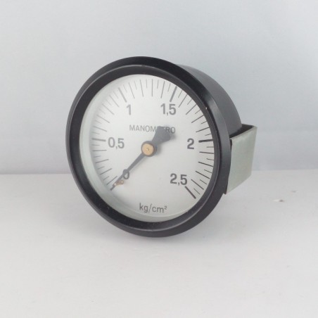 Dry pressure gauge 2,5 Kg/Cm2 diameter dn 80mm back 1/4"Bsp